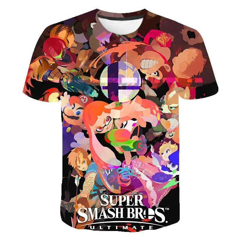 

Game Splatoon Summer 3D Printed T Shirts Casual Men Women Children Fashion Short Sleeve Boy Girl Kids Streetwear Cotton Tops