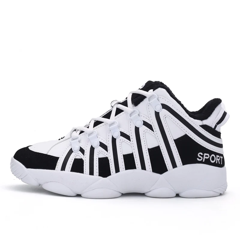 women&amp#39s Shoes Winter thick-soled shoes plus velvet warm sneakers fashion casual running men comfortable winter boots46 | Обувь