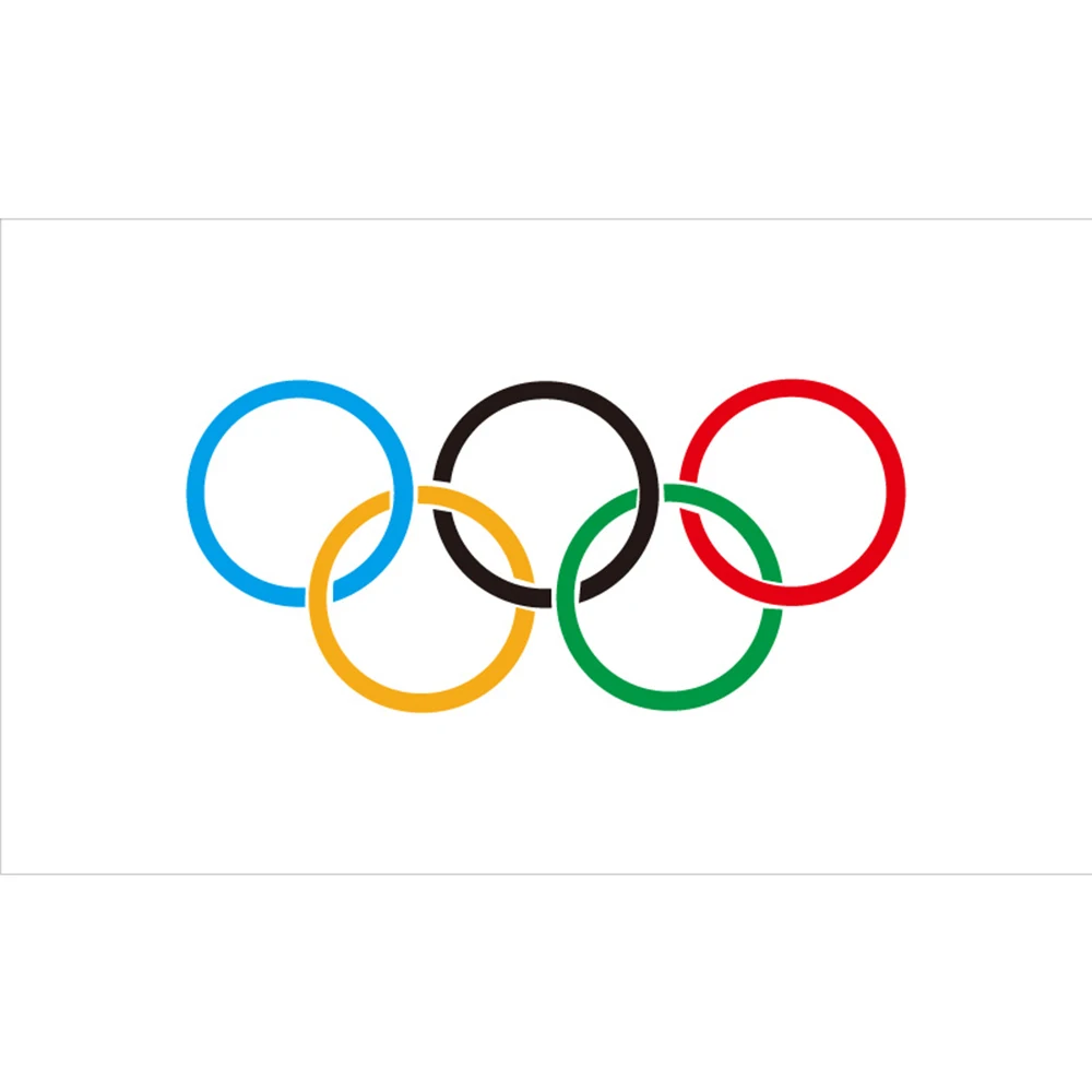 

Olympic Flag 90*150cm 60*90cm 40*60cm 15*21cm 3x5ft Banner Polyester for Home Decoration World Cup
