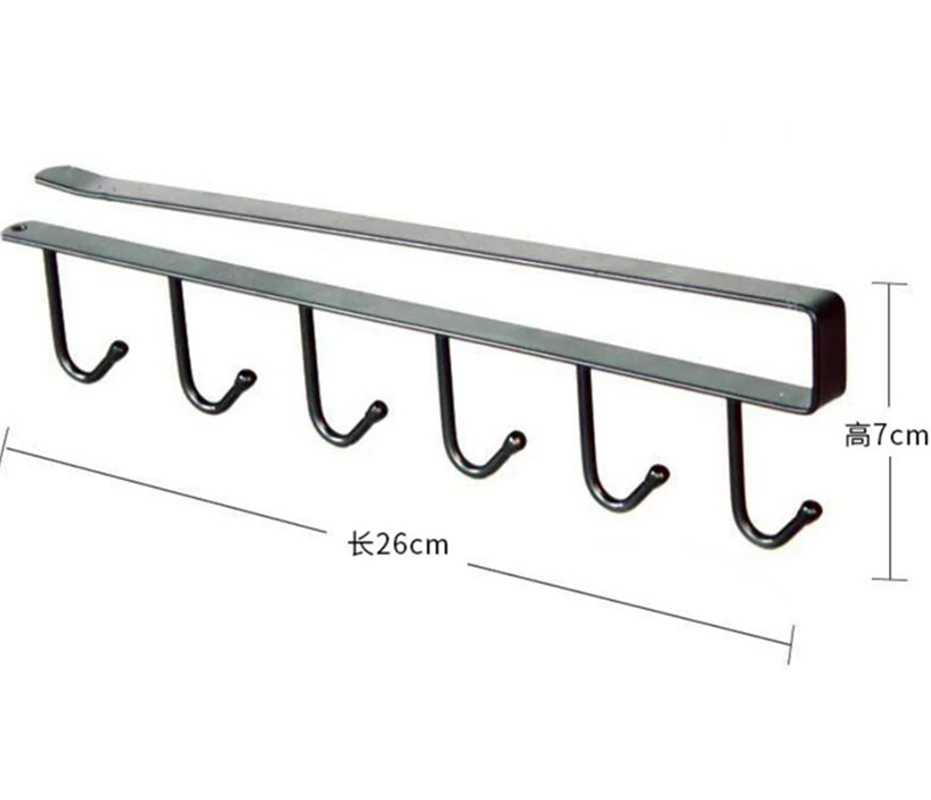 

Bearing Stronger Free of Punch Storage Shelf Hanging Cap Paper Shelves Kitchen Iron Multifunction Hanger - 1 Piece