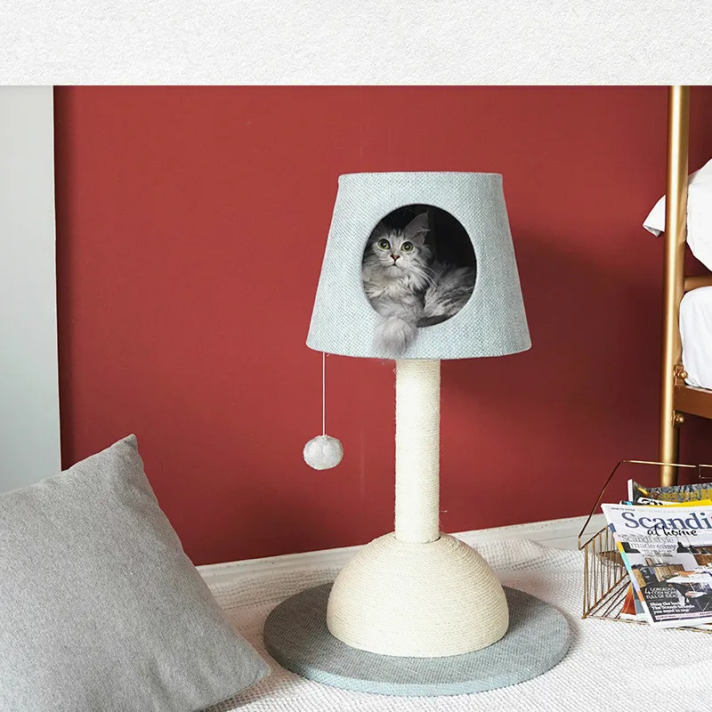 Деревянная Когтеточка для кошек скалолазания игрушки кошек|Мебель и когтеточки|