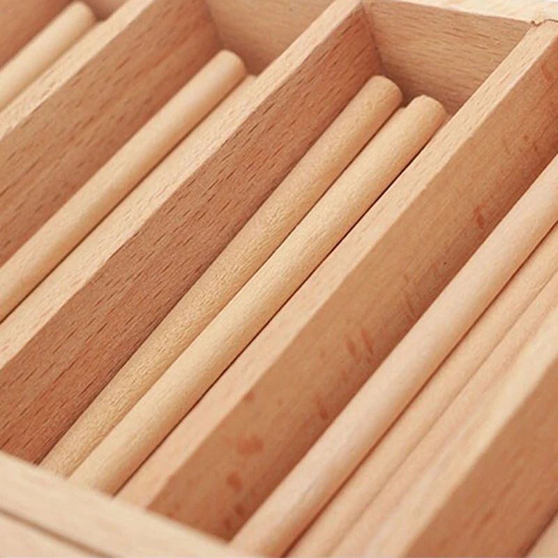 

Wooden Montessori Math Toys Mathematics Montessori Materials Educational Wooden Spindle Box Early Learning Training Toy