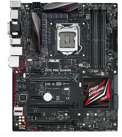 Оригинальная материнская плата для ASUS Z170 PRO GAMING LGA 1151 DDR4 I3 I5 I7 USB2.0 USB3.0 USB3.1 64 ГБ