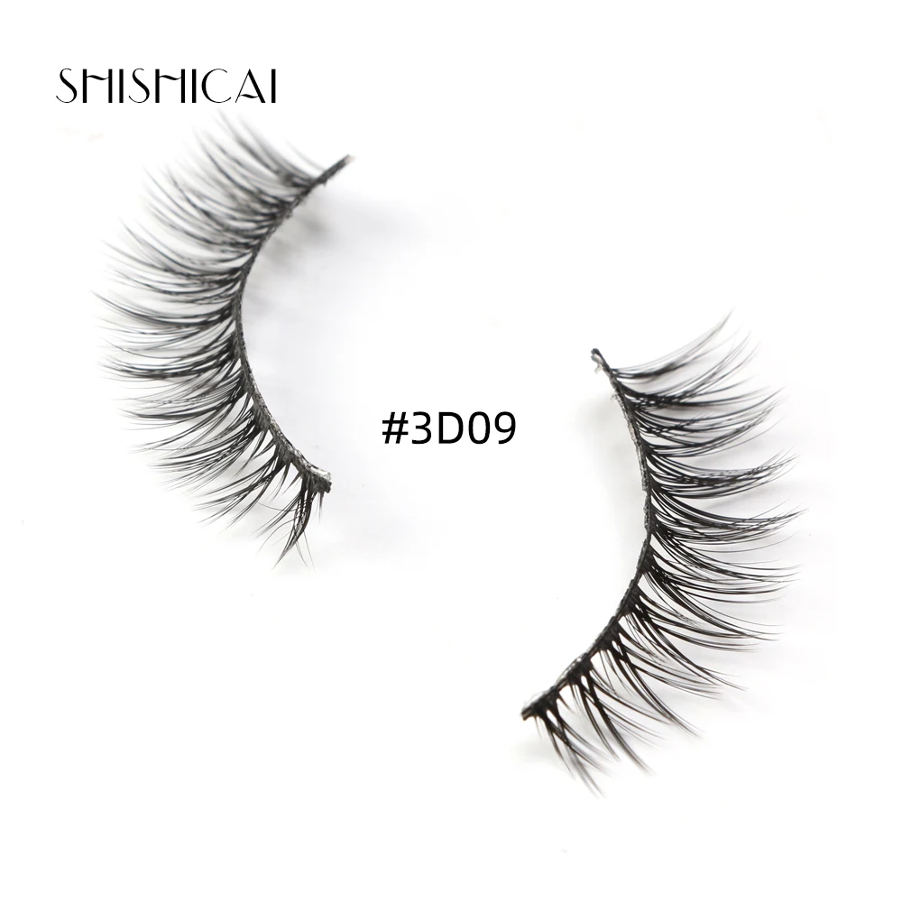 3 шт./лот женские ресницы для макияжа 100% ручная работа накладные 3D из норки