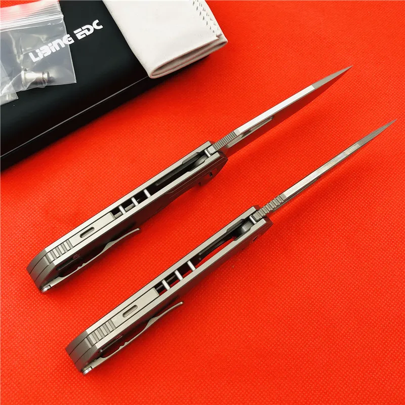 Складной нож Libing Mechanic II Generation M390 из порошковой стали ручка титанового сплава