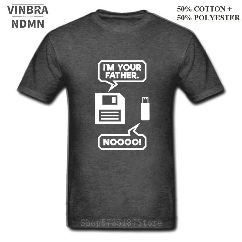 Футболка мужская с магнитной лентой забавная тенниска USB-разъемом в стиле ретро