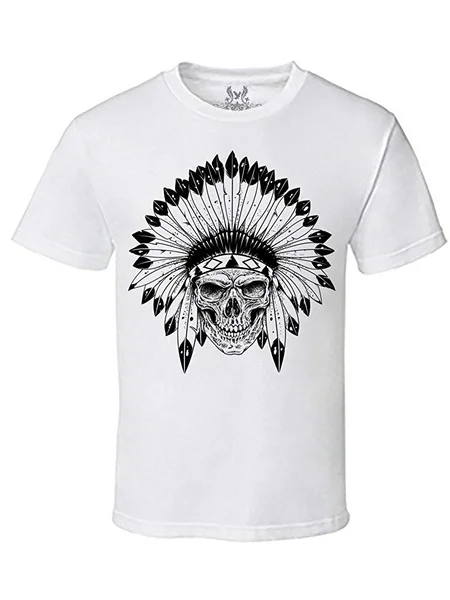 

Indian Skull Graphic Men's T-Shirt