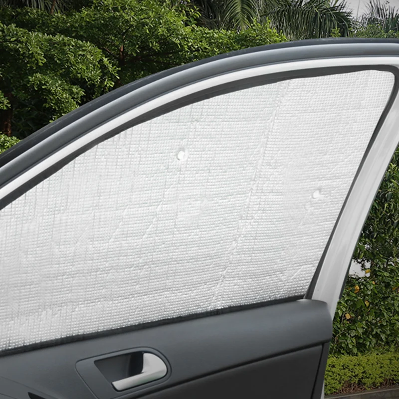 CARMANGO for VW Volkswagen Tiguan 2010-2016 Car Sun Shade UV Protection Curtain Sunshade Side Window Mesh Visor Summer Film | Автомобили и