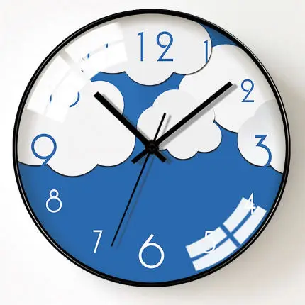 Modern Gold Luxury Wall Clock Nordic Metal Living Room Children Bedroom Silent Creative Watch Kitchen Simple Home Decor ZB4520 | Дом и сад