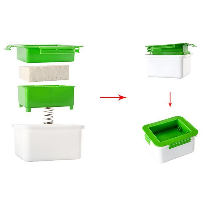 

DIY Plastic Tofu Press Mould Homemade Tofu Mold Soybean Curd Tofu Making Mold For Home Kitchen Cooking Tool1H