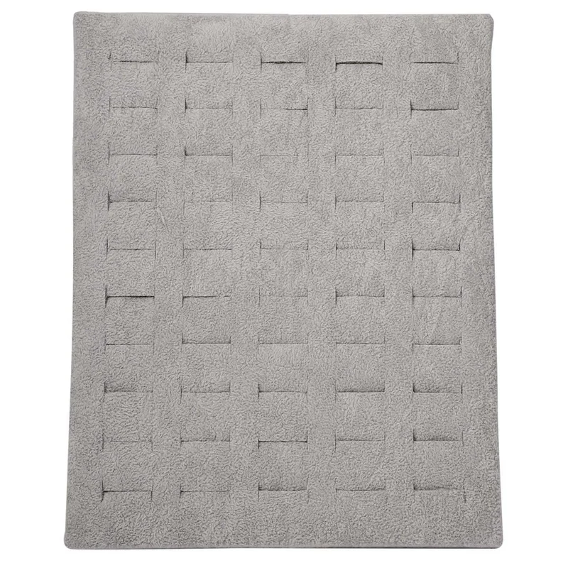 

1Pcs 24 Grid Display Box Jewelry Storage & 1Pcs 50 Slots L Type Flannel Wall Jewelry Display Ring Earrings Show Rack