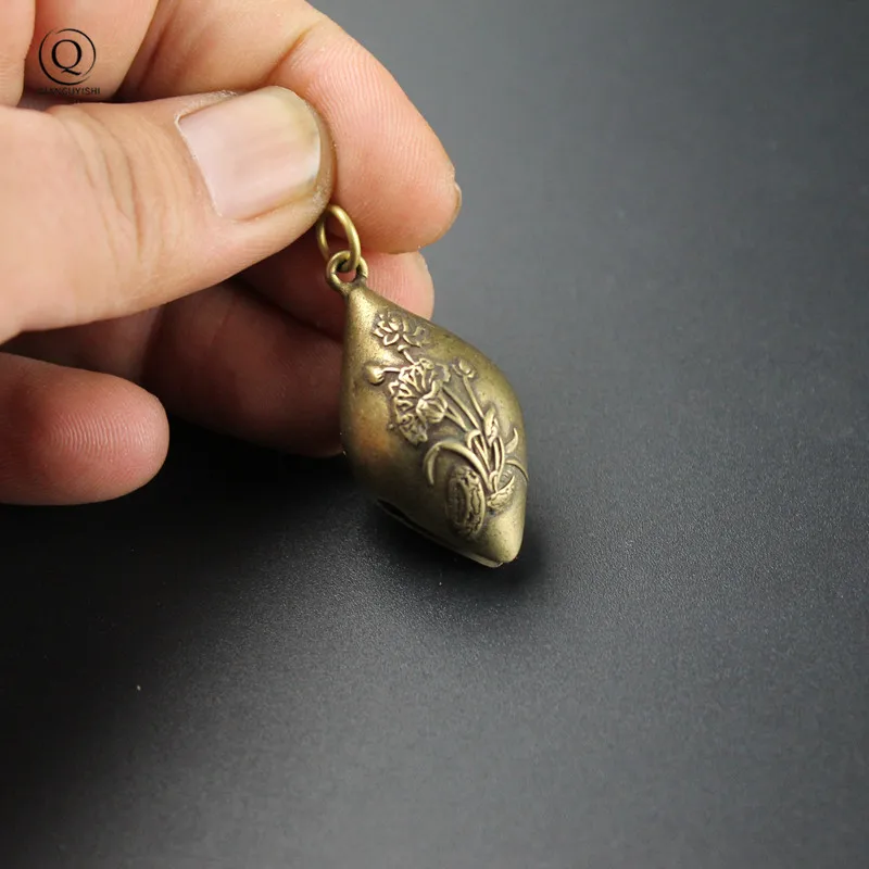 Подвеска в виде цветка из латуни для брелоков винтажная автомобиля байкеров |