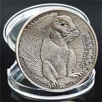 animal coin congo lucky squirrel gift commemorative coin commemorative medal silver coin crafts collectibles