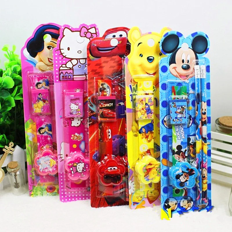 Детские вечерние карандаши Disney с днем рождения 5 шт. в подарок для школы 2