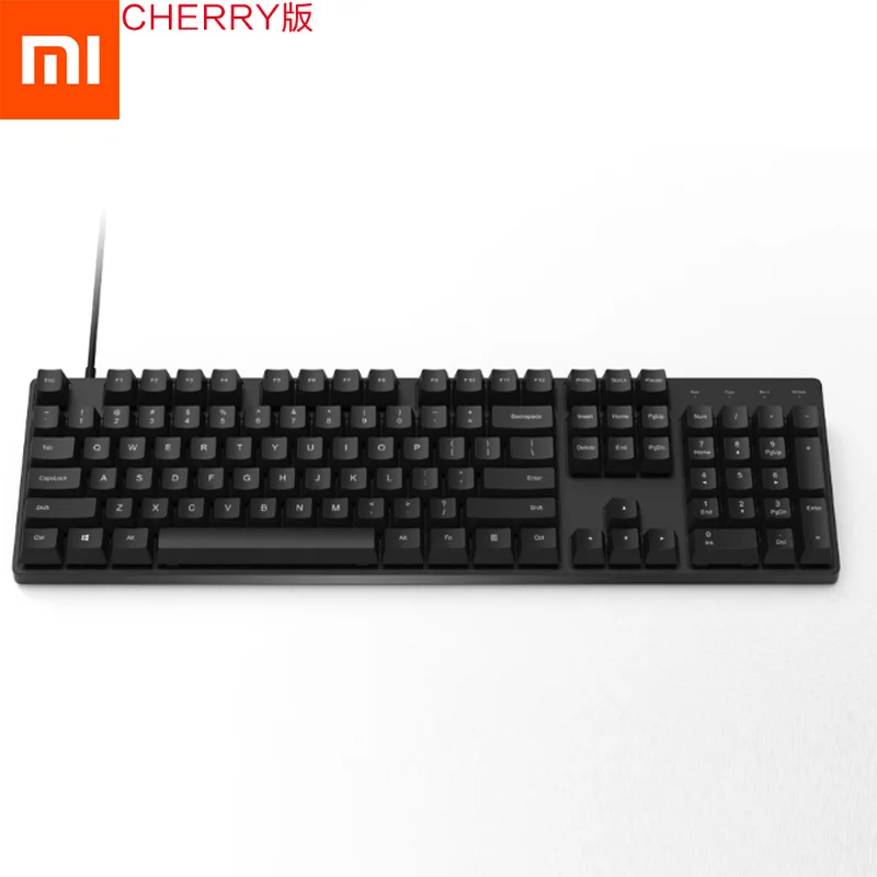 Механическая игровая клавиатура Xiaomi клавишные колпачки из ПБТ с вишневой