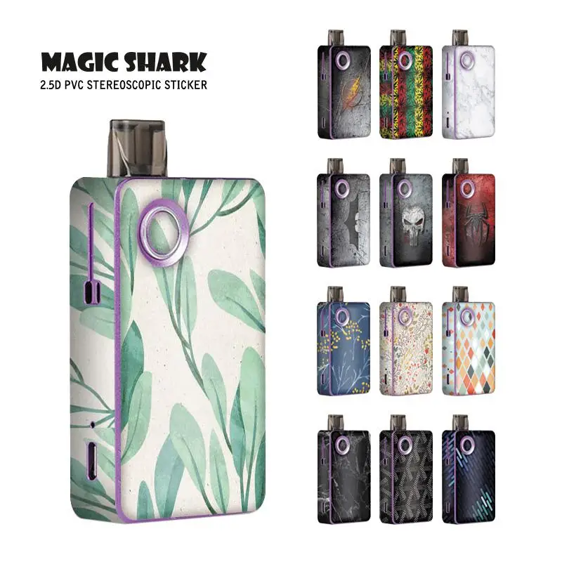 Волшебная Акула Бэтмен флэш человек лист цветок череп пленка Обложка для Pal 2 Pod