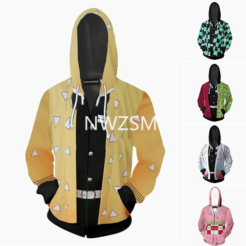 Костюм с капюшоном для косплея одежда вечеринки на Хэллоуин рассекающий демонов