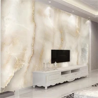 milofi customized 3d mural wallpaper abstract atmospheric beige beige elegant background wall marble stone wallpaper
