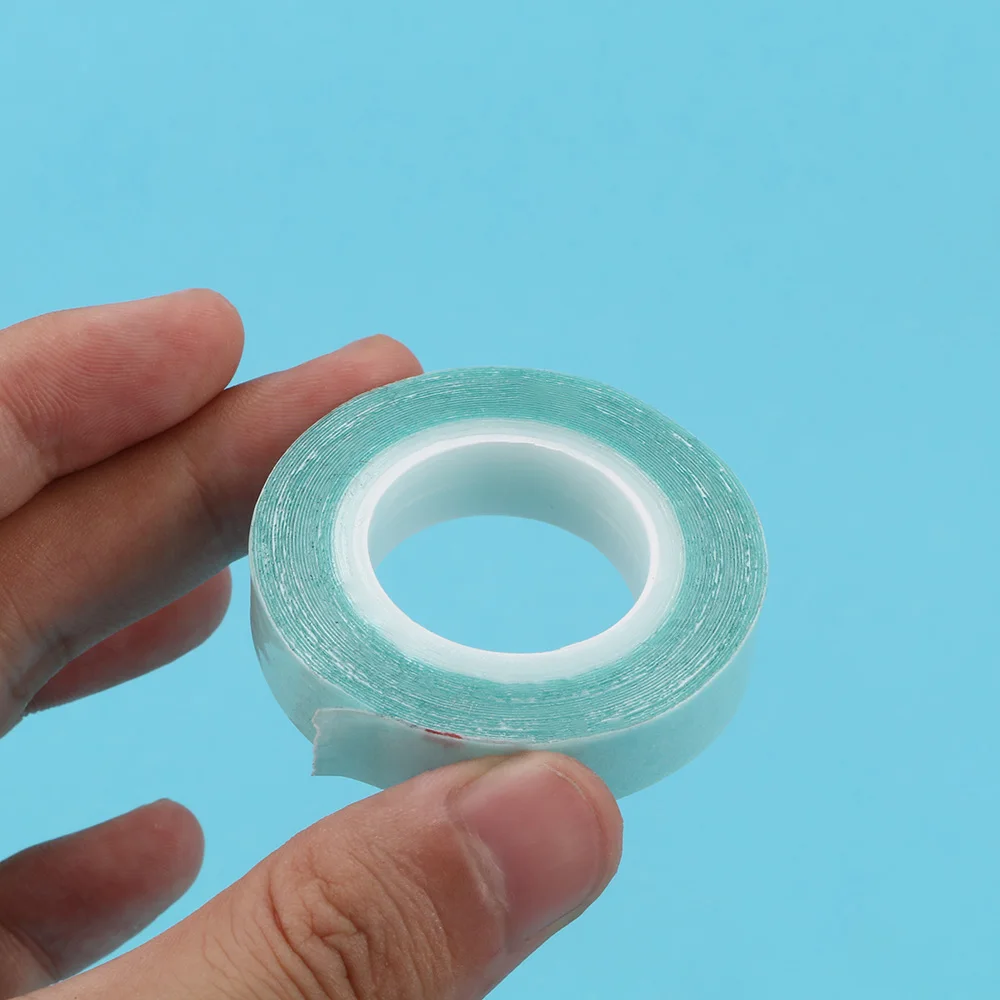 1 рулон синий Двусторонняя Hair пряди для Применение с прочными клеящими