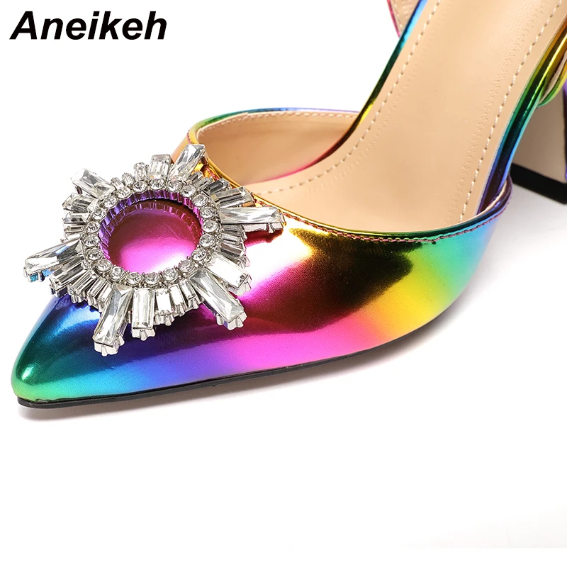 Туфли лодочки Aneikeh из искусственной кожи женские пикантные фетиш туфли без