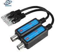 1 pair ip passive extender over coax coaxial network transmitter 8mp hd for ip camera coaxial transmitter
