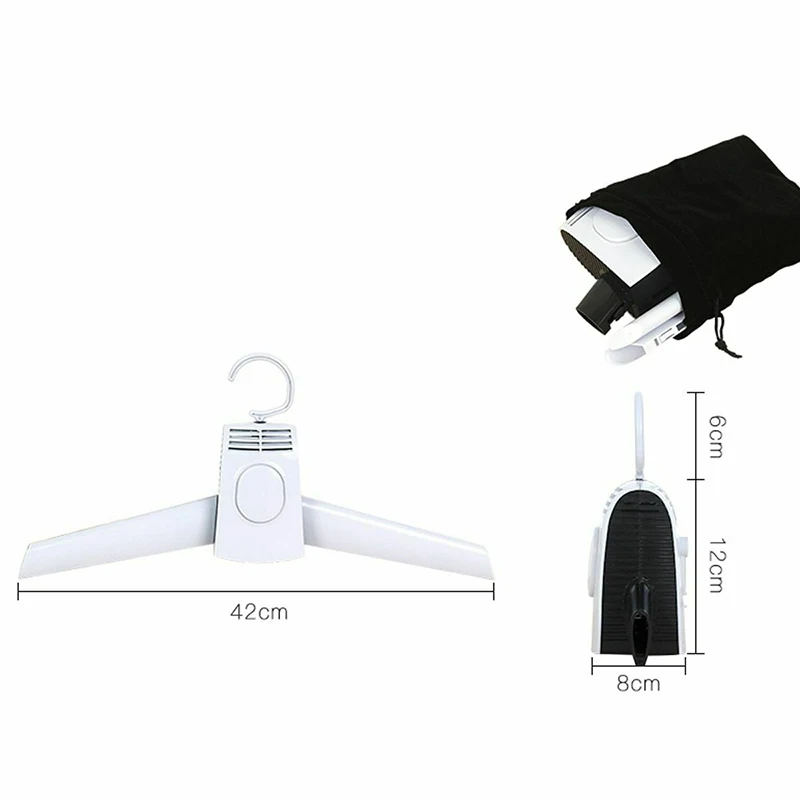 

Portable Electric Clothes Drying Rack Folding Dryer Hanger for Travel Laundry Shoes GHS99