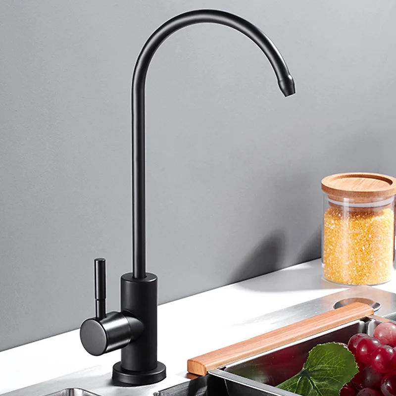 

Chinese black simple kitchen faucet