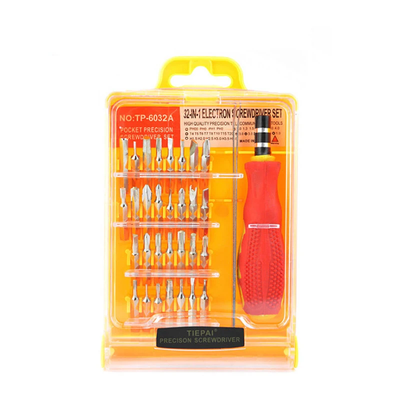

32 In 1 Screwdriver Set Precision Screwdriver Bits Notebook Computer Mobile Phone Repair Tool Manual Screwdriver Disassembly Set