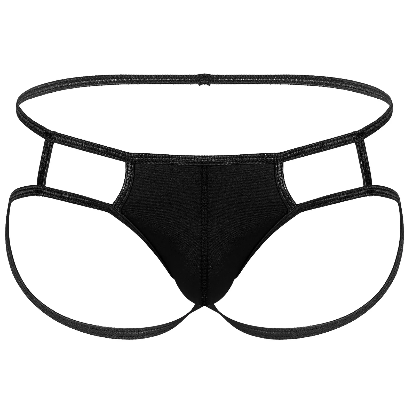 

Мужское нижнее белье с карманом для выпуклости, бандажные стринги с Т-образной спинкой, эластичные стринги с заниженной талией, брифы с брет...