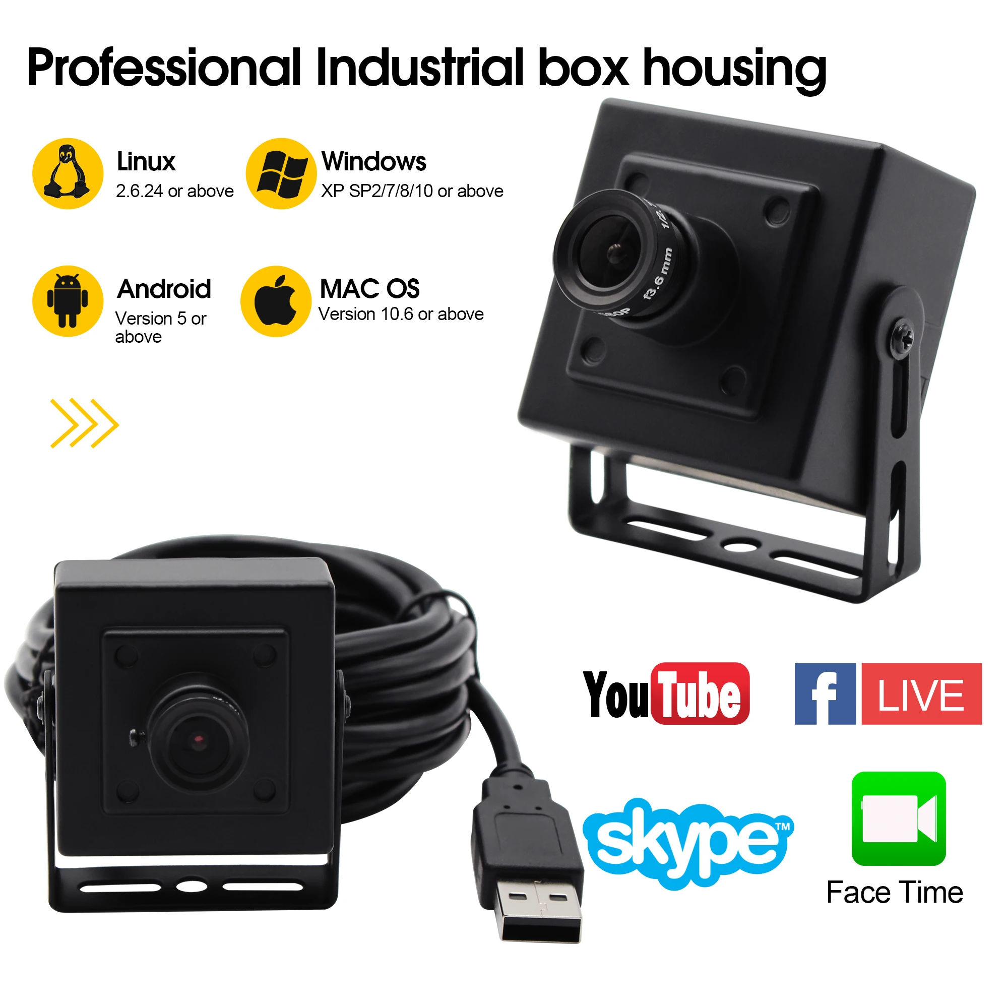 Веб камера Sony IMX179 с фиксированным фокусом объективом M12 8 Мп USB 2 0|sony imx179|8mp usb cameracamera