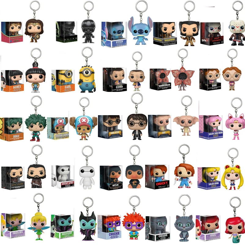 FUNKO Мстители 4: финал Капитан Marvel Стич нифлер брелок экшн фигурки коллекционные