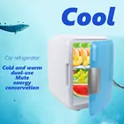 Автомобильный холодильник на 4 л, маленький холодильник для холодного и теплого использования, автомобильный домашний двойной холодильник для маленького общежития, ручной Холодильник