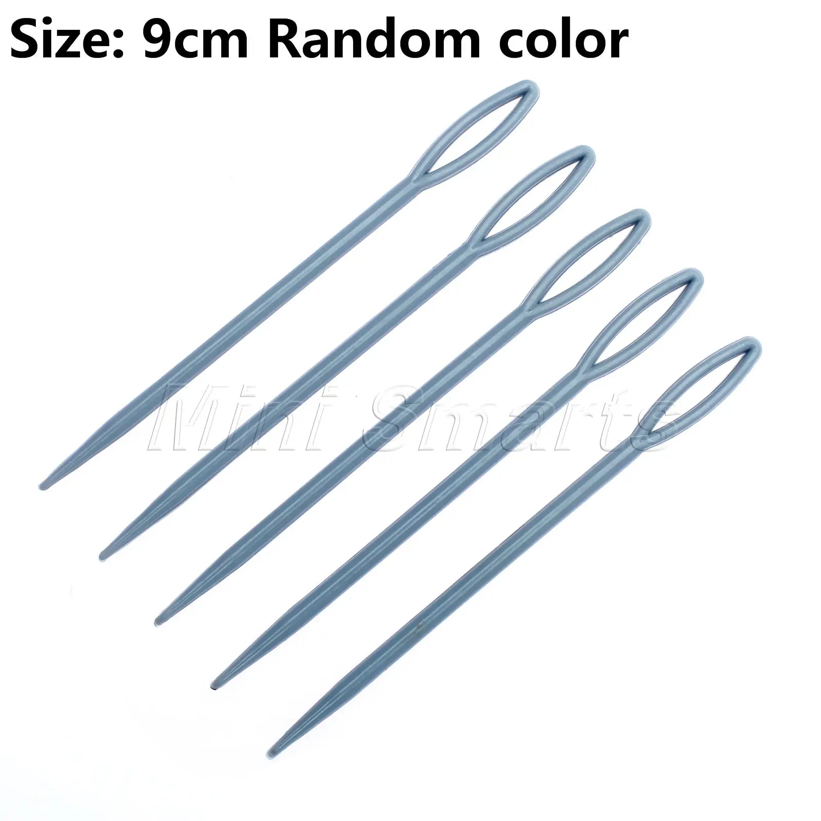 5 шт./лот красочные случайные пластиковые 9 см длинные большие иглы для