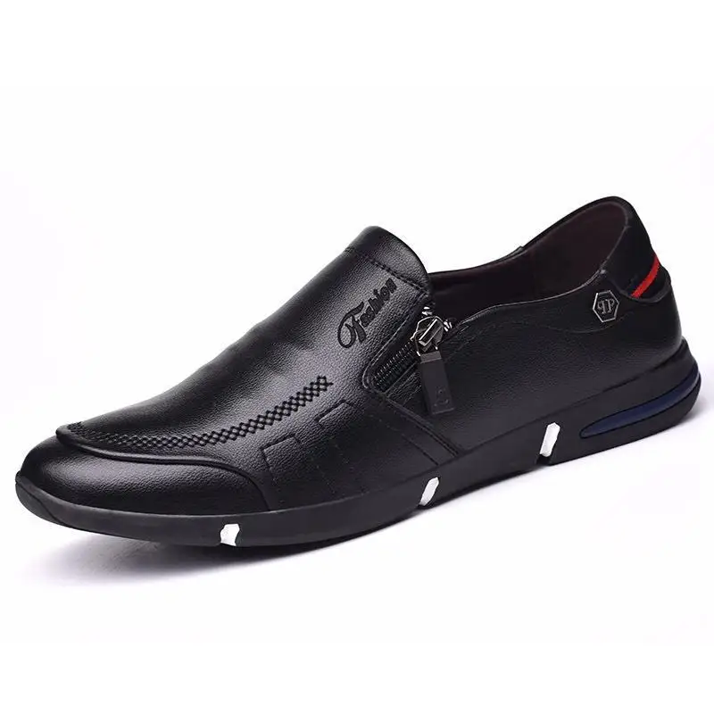 

2021 Men Shoes Leather High Quality Leather Shoes Men Comfortable Low-top British Casual Single Shoes Leather Shoes Formal Shoes