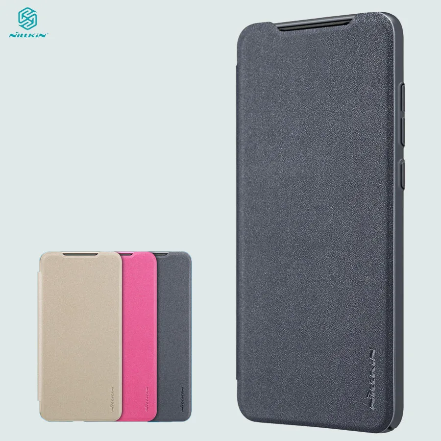 

For Xiaomi Mi 9 Case Mi9 Explorer Flip Leather Case Nillkin Sparkle Series Hard Plastic PU Cover for Xiaomi Mi 9 Explorer Case