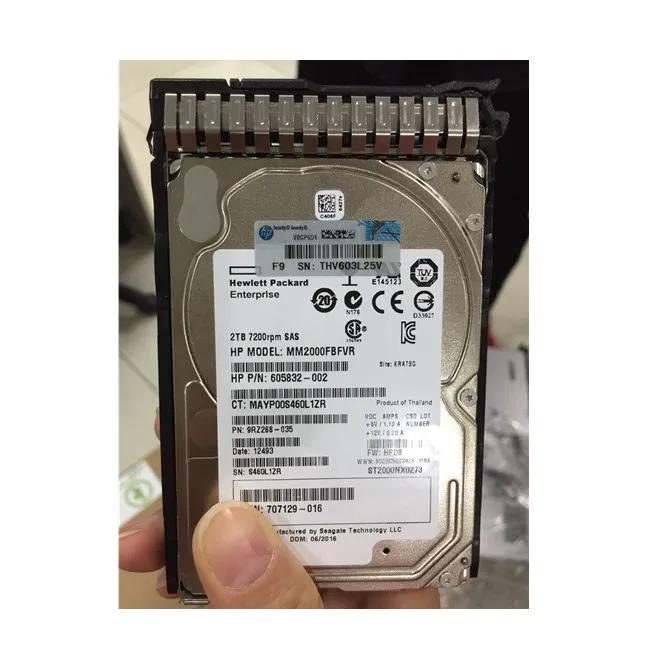 

HPE 2TB SAS 12G Enterprise 7.2K SFF (2.5in) SC 3yr Wty DS Digitally Signed Firmware HDD