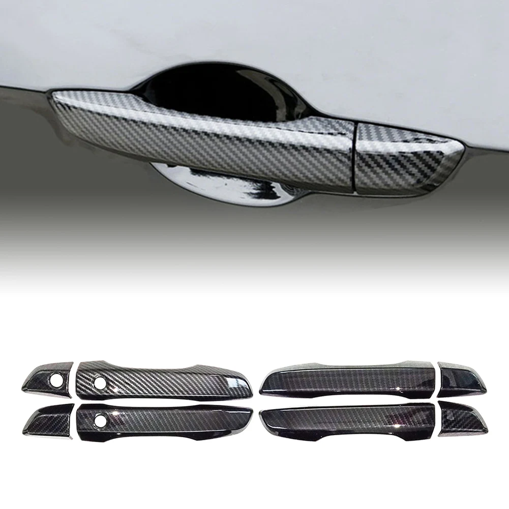 

Накладка на дверную ручку автомобиля, обшивка для Honda Civic 10th X 2016 2017 2018 2019, аксессуары, углеродное волокно ABS