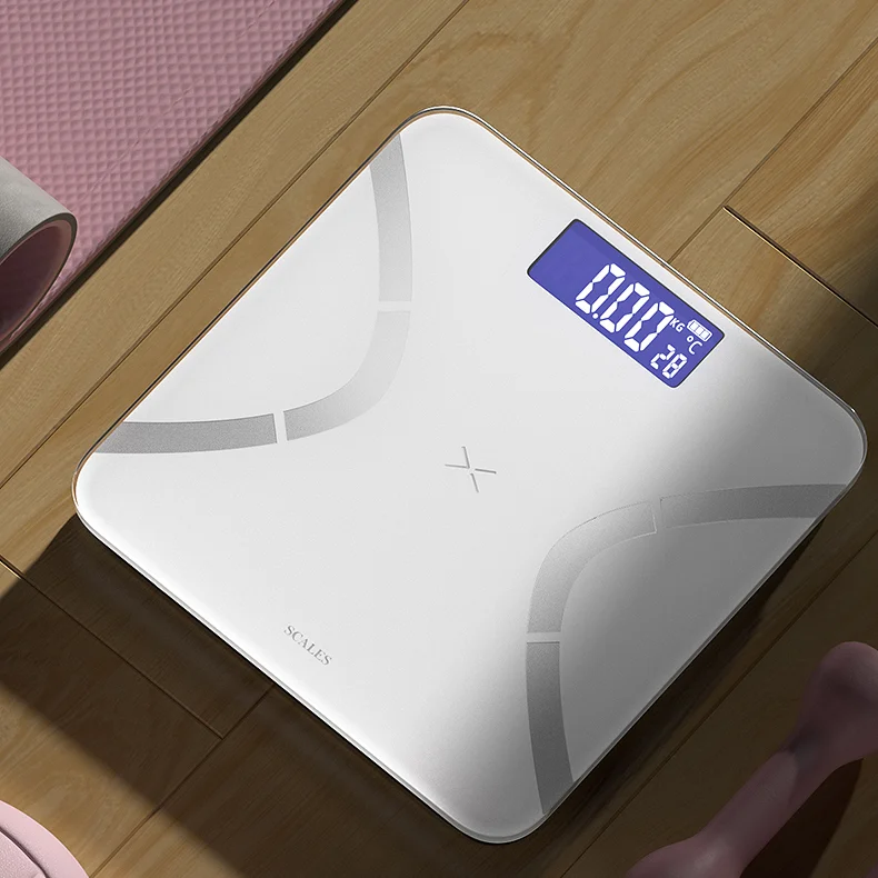 

Белые точные электронные весы, умные весы, стеклянные весы, напольные весы, бытовые предметы ilancia Pesapersone