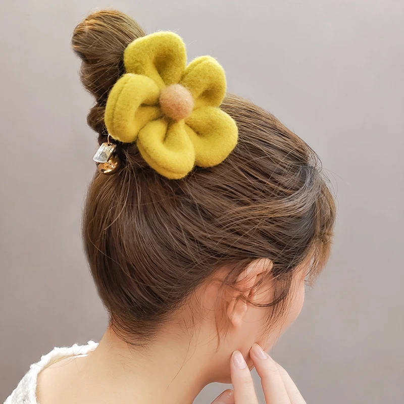 Хлопковые заколки KVJE для девочек волос женщин универсальные аксессуары