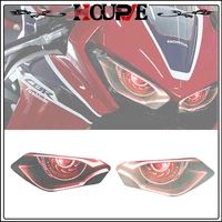motorcycle 3d front fairing headlight guard sticker head light protection for honda cbr1000rr 2017 cbr 1000 rr 2018