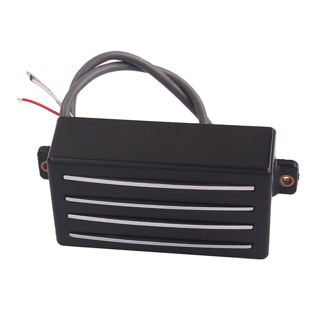 1 шт. Черный Quad Hot Rails Humbucker Пикап медь для коробки сигары запасные части гитары |