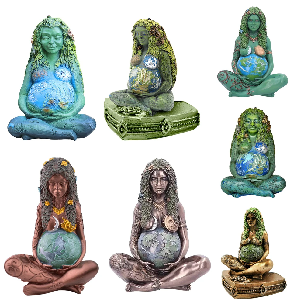 

Ghia Mother Earth Statue Earth Mother Figurine Garden Ornament Outdoor Decor Home Decoration Ornaments Crafts Doll
