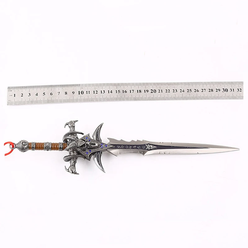 Cos WOW Артас менетиловый меч Frostmourne литье из сплава Крутое ремесло подарок игрушки