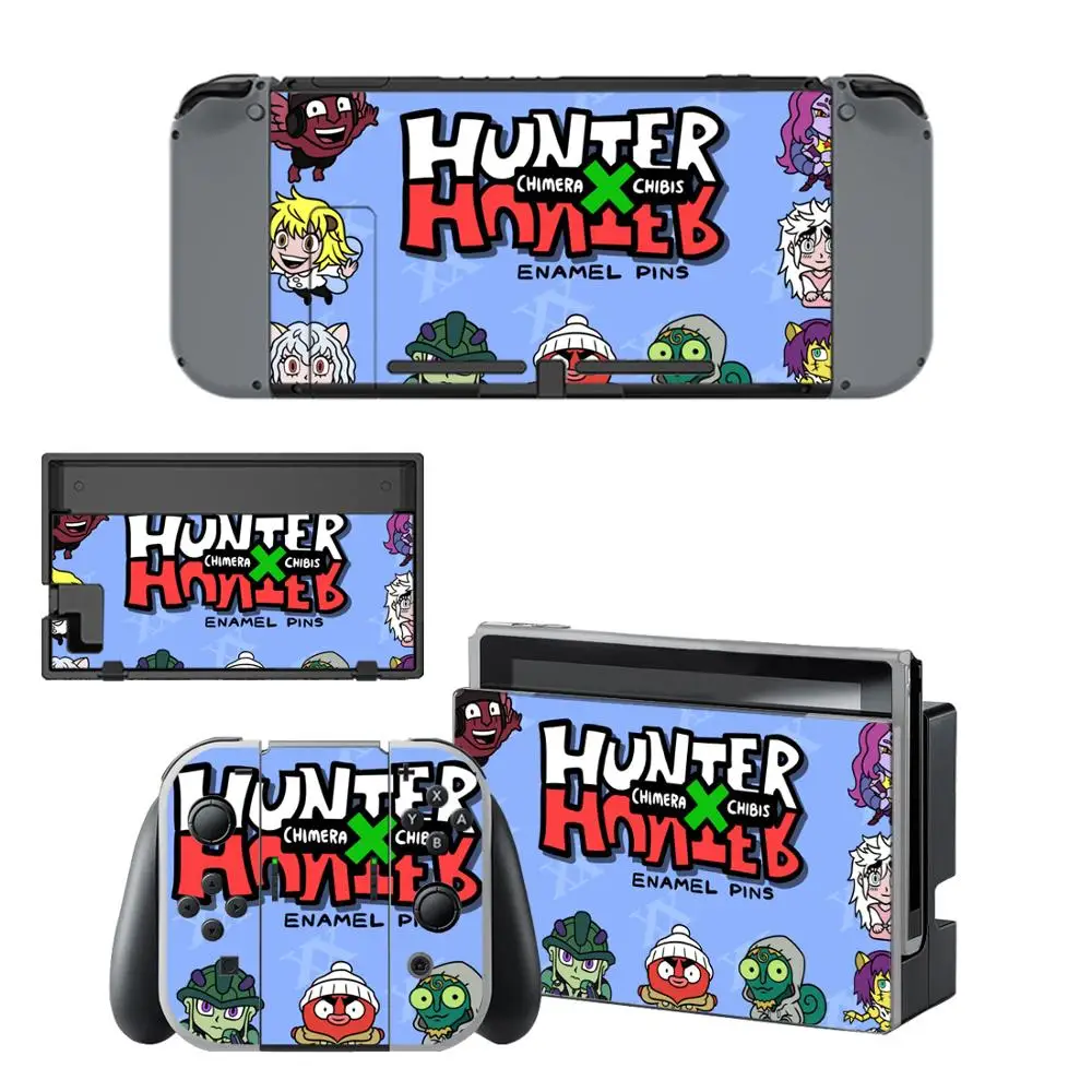 vinyl screen skin hunter x hunter protector stickers for nintendo switch ns console controller stand holder skins vinyl free global shipping