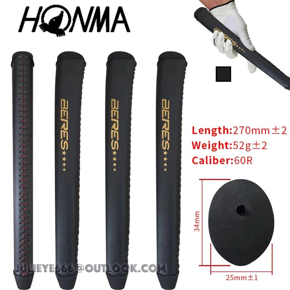 

HONMA Golf Club Grip Suture PU Putter Grips Black Color 1pcs/Lot
