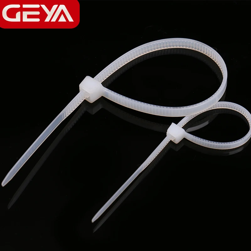 Бесплатная доставка самоблокирующиеся Нейлоновые кабельные стяжки GEYA 2 5 мм 3 6