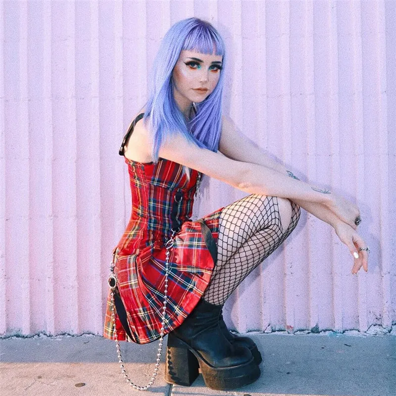 Готическое платье женская одежда 2020 Новая Мода Висячие платья с открытой спиной