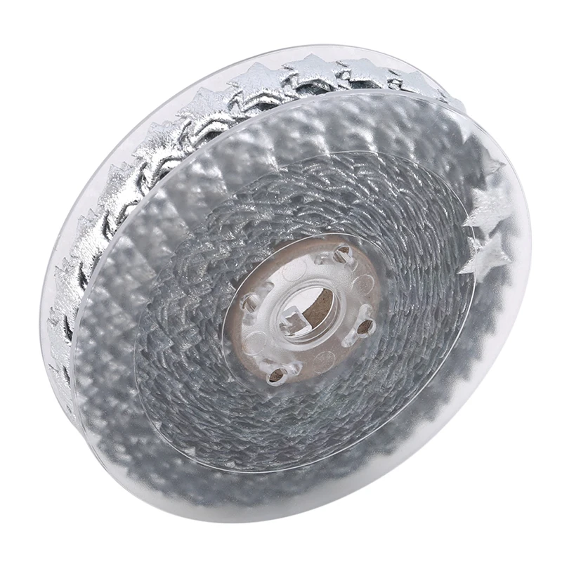 15 м/лот Золотая Серебряная Звезда блестящие металлические ленты для рождества