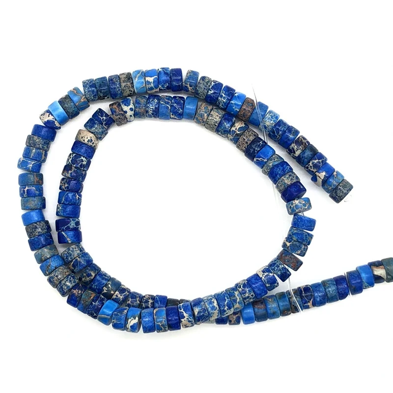 Бусины Из Натурального бирюзового камня 3 х6 мм 15 дюймов нить с каменными бусинами