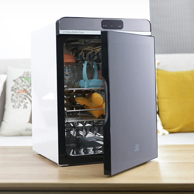 

18.5L Baby bottle sterilizer HL-0636 intelligent sterilizer baby products UV disinfection cabinet dryer two-in-one function